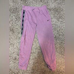 Nike Pink/Mauve Jogger Sweatpants